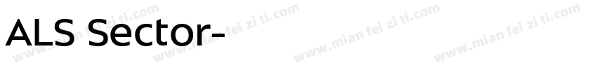 ALS Sector字体转换